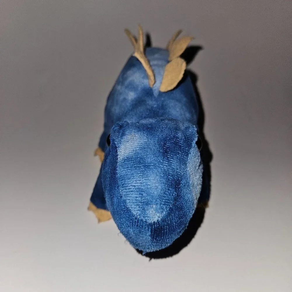 Linzy Blue Stegosaurus Dinosaur Plush 11